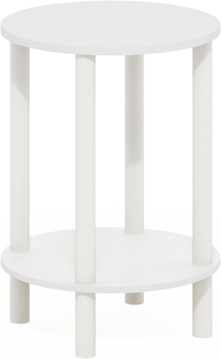 Turn-N-Tube runder Beistelltisch mit 2 Ebenen